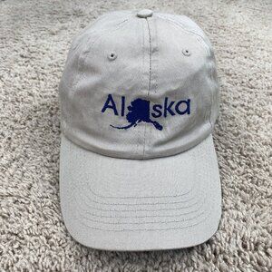 Alaska Arctic Circle Enterprises Hat‎ Adjustable SnapBack Khaki Blue Logo Cap